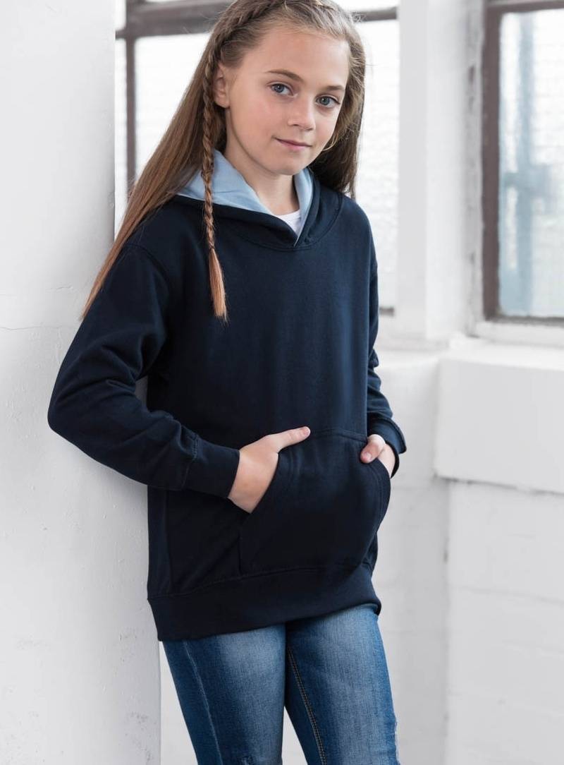 Dzięcy model bluzy z kapturem Varsity Hoodie