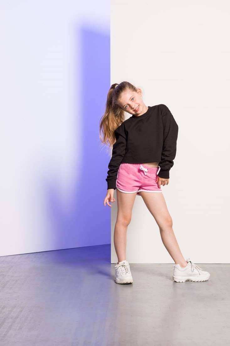 Dziewczęca bluza o krótkim fasonie marki SF