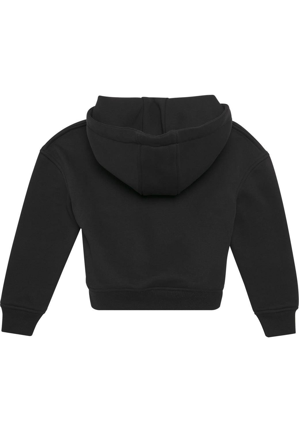 Dziewczęca bluza z kapturem o krótkim kroju bez metki producenta