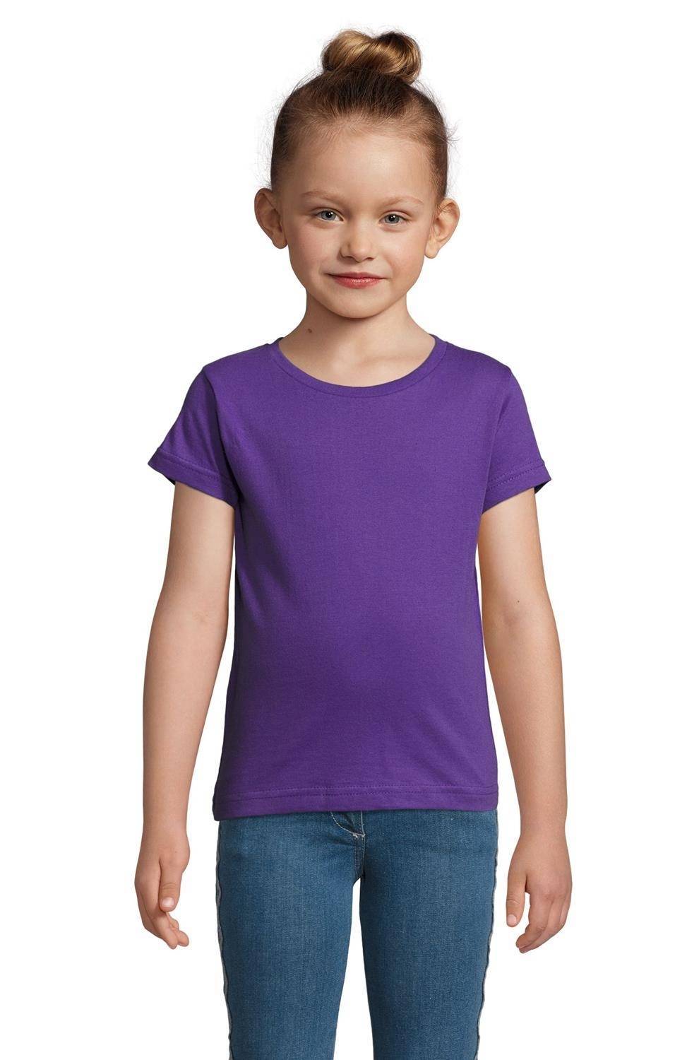 Dziewczęca koszulka t-shirt o dopasowanym fasonie