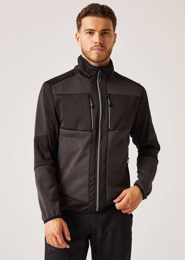 E-volve Unisex Knit Effect Stretch Midlayer