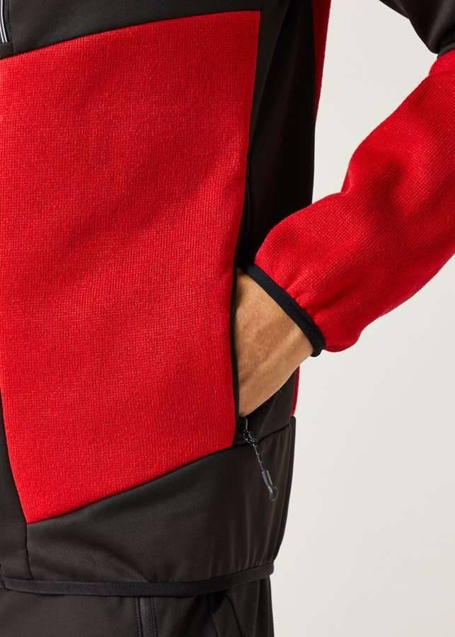 E-volve Unisex Knit Effect Stretch Midlayer