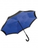 Efektowny dwukolorowy parasol automatyczny z elementami wentylacji