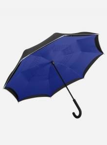 Efektowny dwukolorowy parasol automatyczny z elementami wentylacji