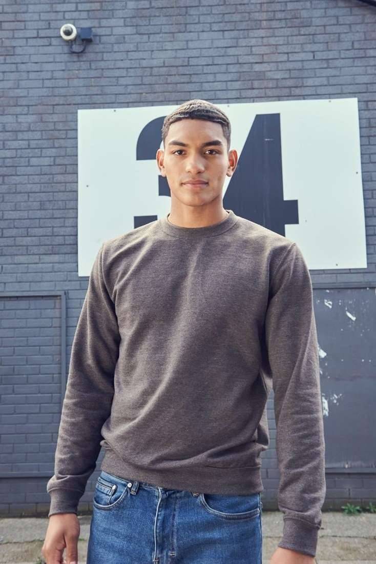 Ekologiczna bluza wykonana z bawełny organicznej i materiału z recyklingu