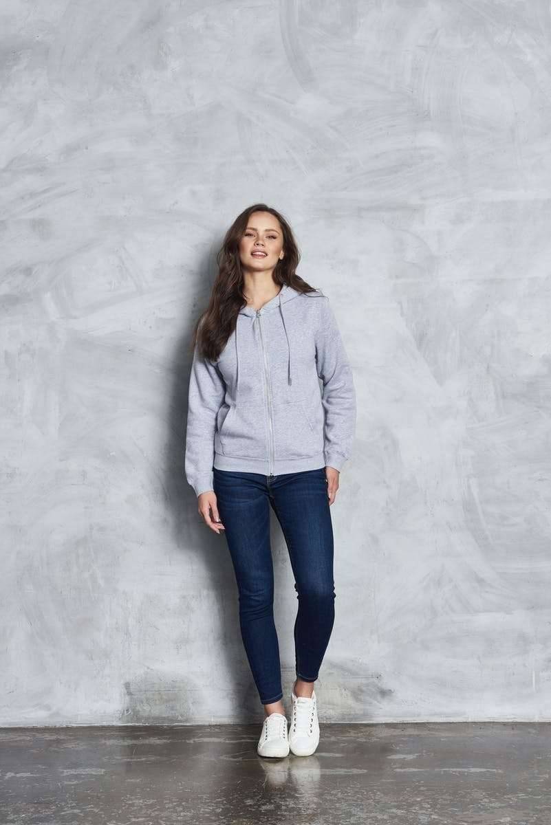 Ekologiczna bluza z dwuwarstwowym kapturem, rozpinana z odrywaną metką