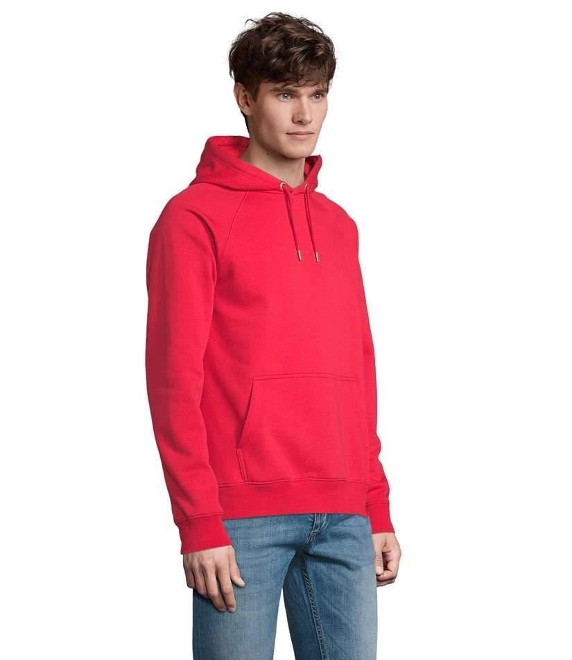 Ekologiczna bluza z kapturem oraz raglanowymi rękawami marki Sol's