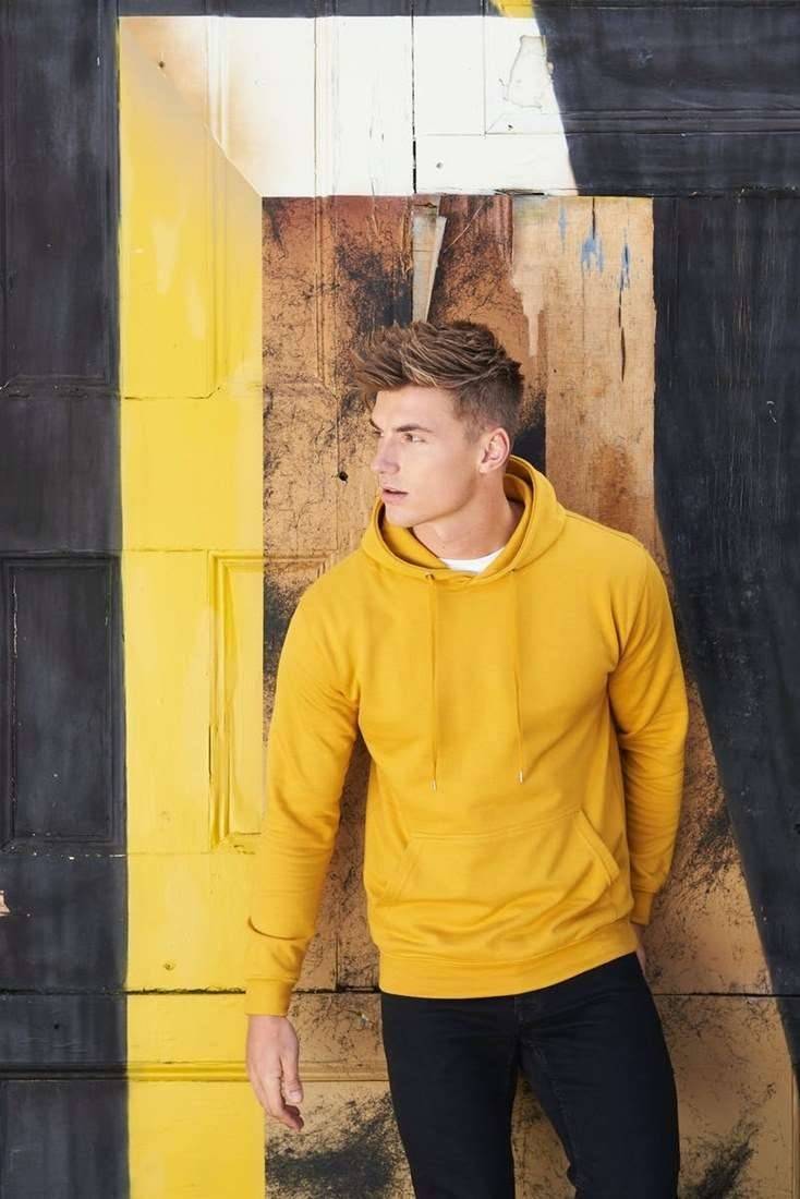 Ekologiczna bluza z kapturem, wykonana z bawełny organicznej i materiału z recyklingu