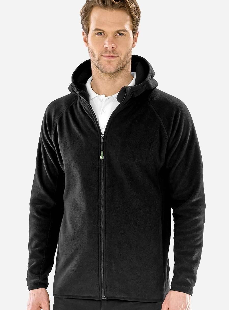 Ekologiczna bluza z polaru Result z kapturem, materiał z recyklingu