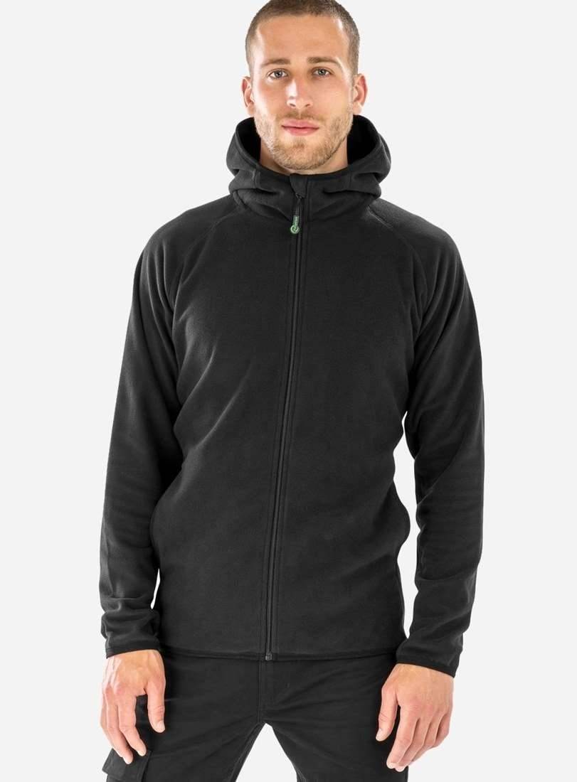 Ekologiczna bluza z polaru Result z kapturem, materiał z recyklingu