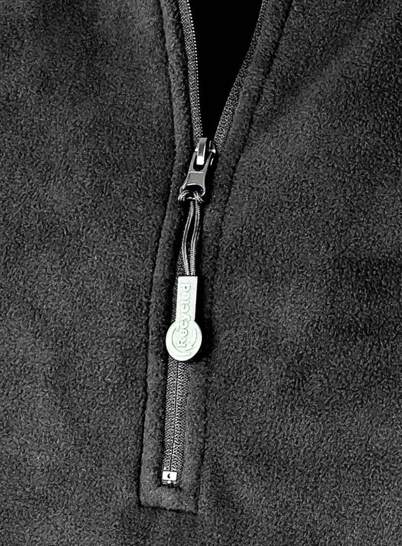 Ekologiczna bluza z polaru Result z krótkim zamkiem, materiał z recyklingu