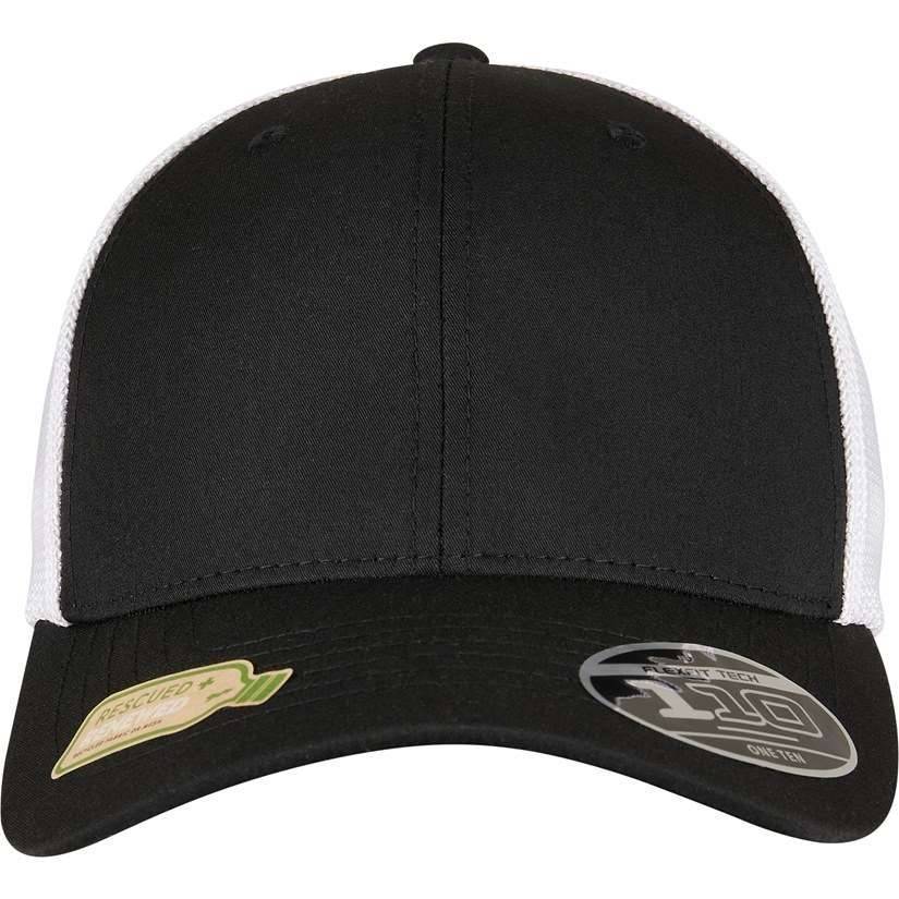 Ekologiczna czapka z daszkiem dwukolorowa, materiał z recyklingu