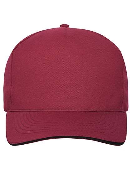 Ekologiczna czapka z kontrastowym obszyciem daszku