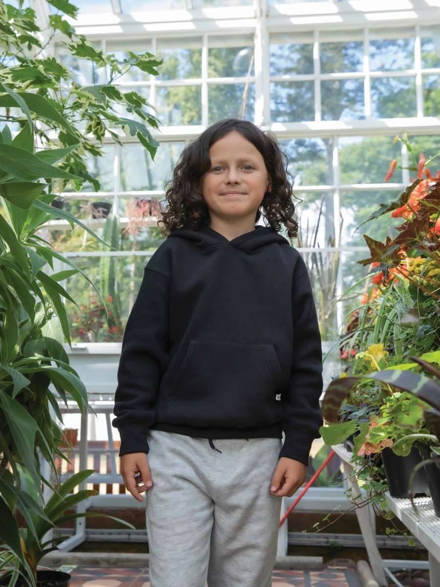 Ekologiczna dziecięca bluza z kapturem marki Mantis