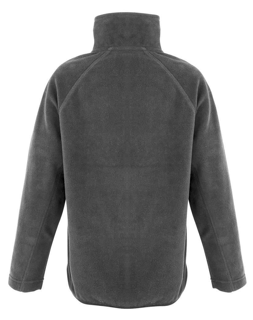 Ekologiczna dziecięca bluza z polaru Result z krótkim zamkiem, materiał z recyklingu