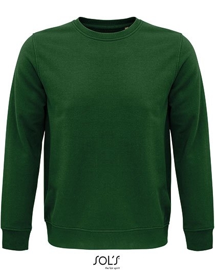 Ekologiczna klasyczna bluza z bawełny organicznej z dodatkiem materiału z recyklingu