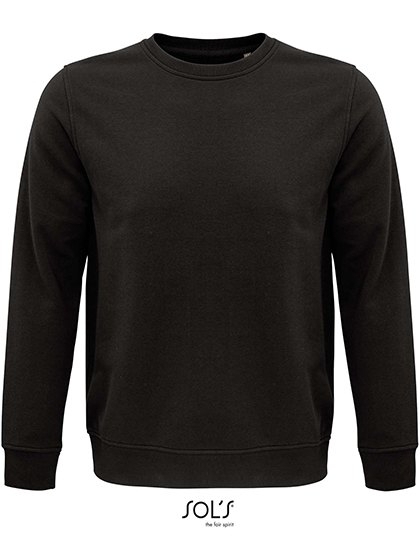 Ekologiczna klasyczna bluza z bawełny organicznej z dodatkiem materiału z recyklingu