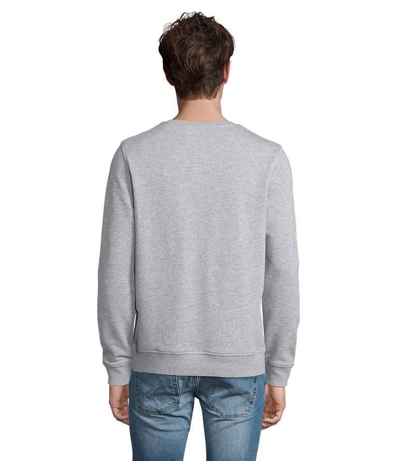 Ekologiczna klasyczna bluza z bawełny organicznej z dodatkiem materiału z recyklingu