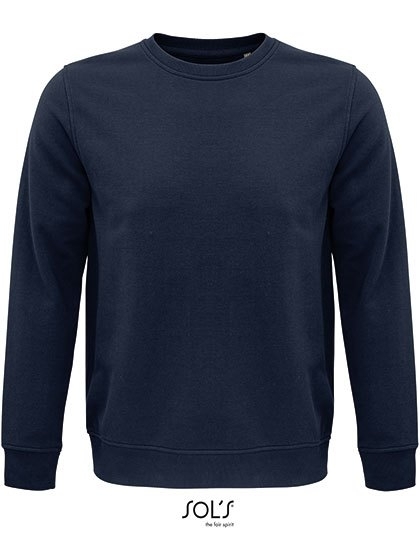 Ekologiczna klasyczna bluza z bawełny organicznej z dodatkiem materiału z recyklingu