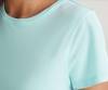 Ekologiczna koszulka damska bez bocznych szwów, uszyta z bawełny organicznej