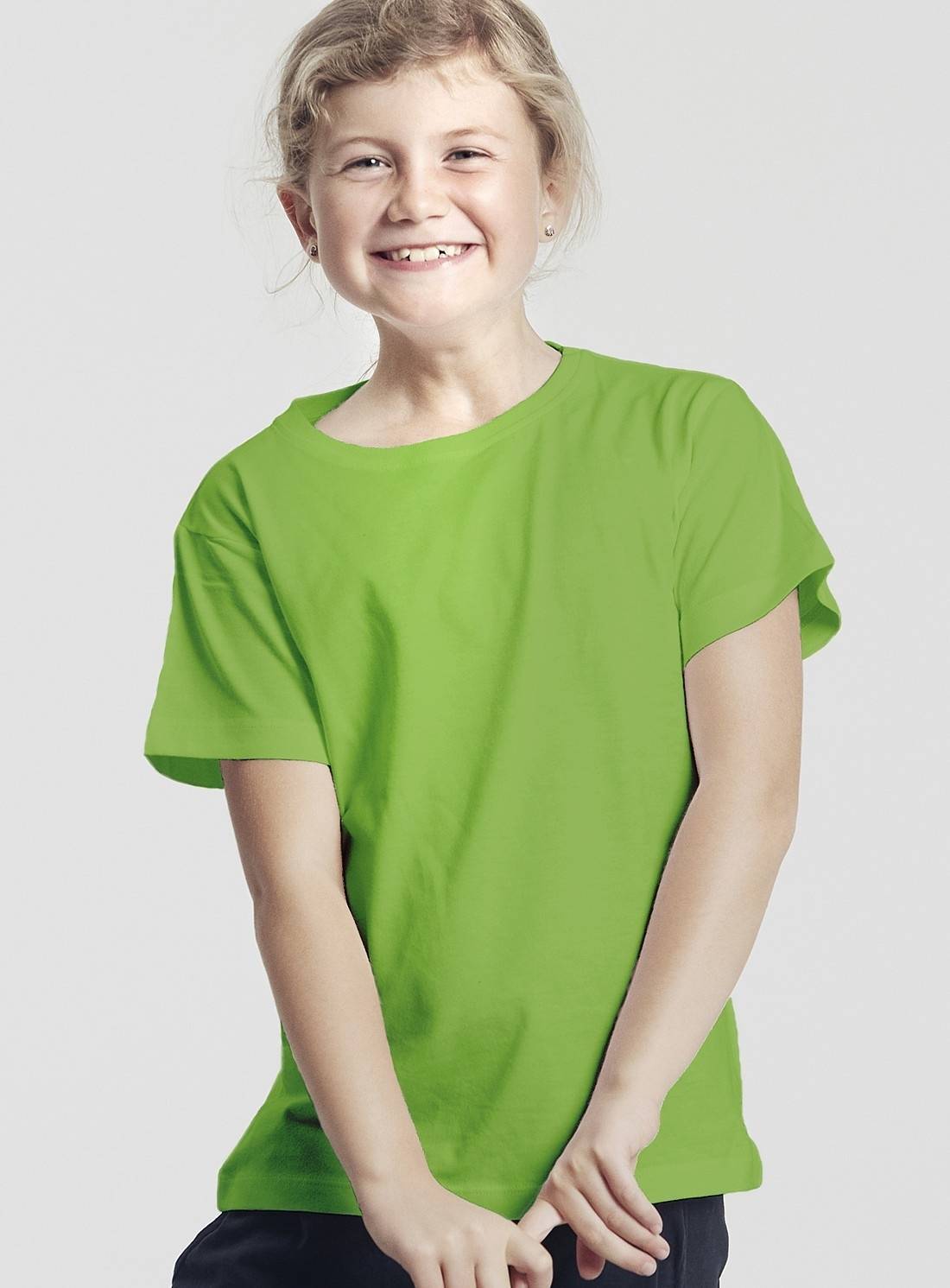 Ekologiczna koszulka dziecięca o dopasowanym fasonie