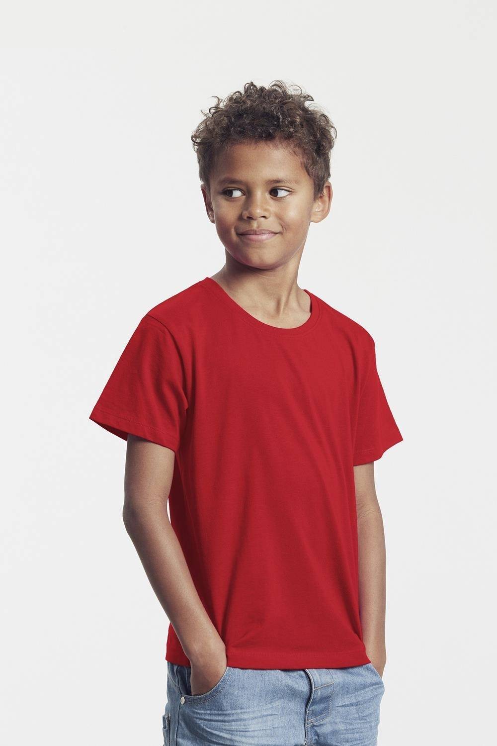 Ekologiczna koszulka dziecięca o dopasowanym fasonie