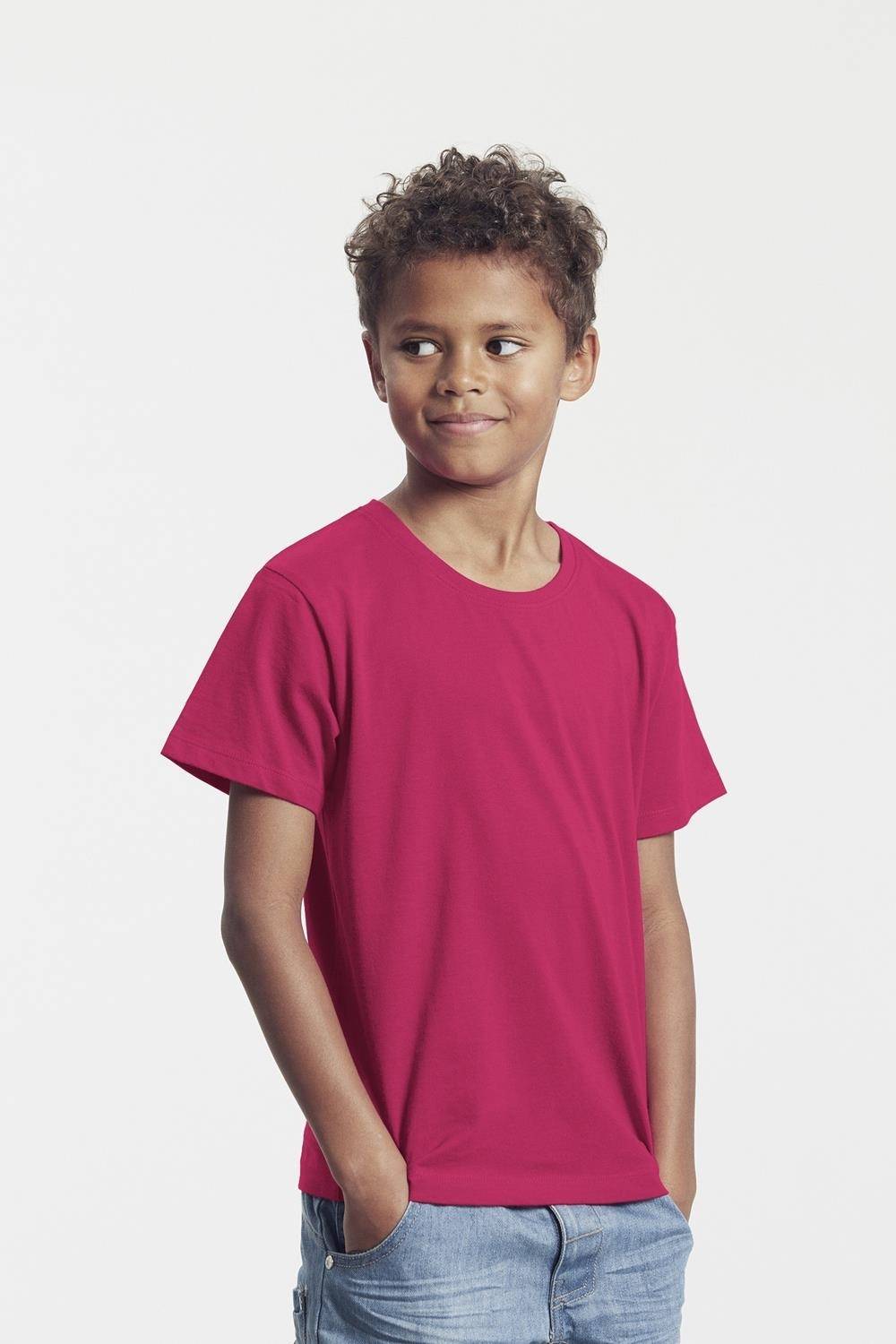 Ekologiczna koszulka dziecięca o dopasowanym fasonie