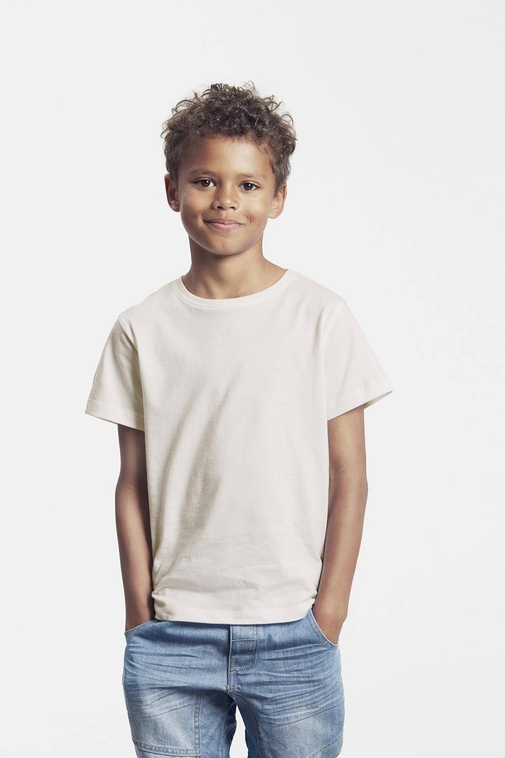 Ekologiczna koszulka dziecięca o dopasowanym fasonie