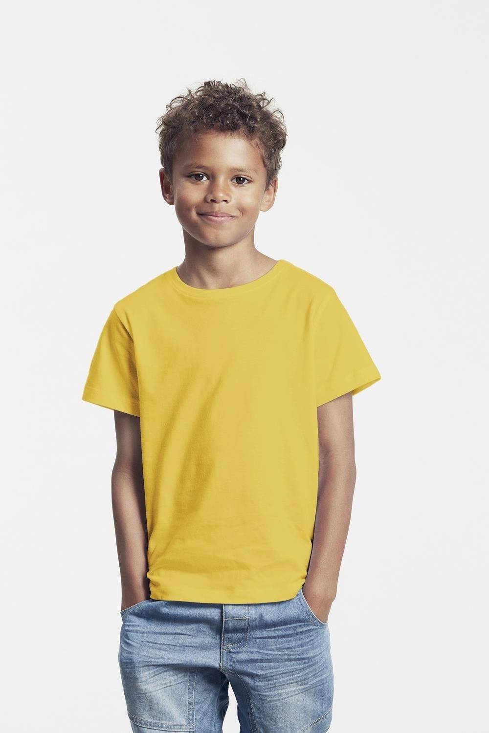 Ekologiczna koszulka dziecięca o dopasowanym fasonie