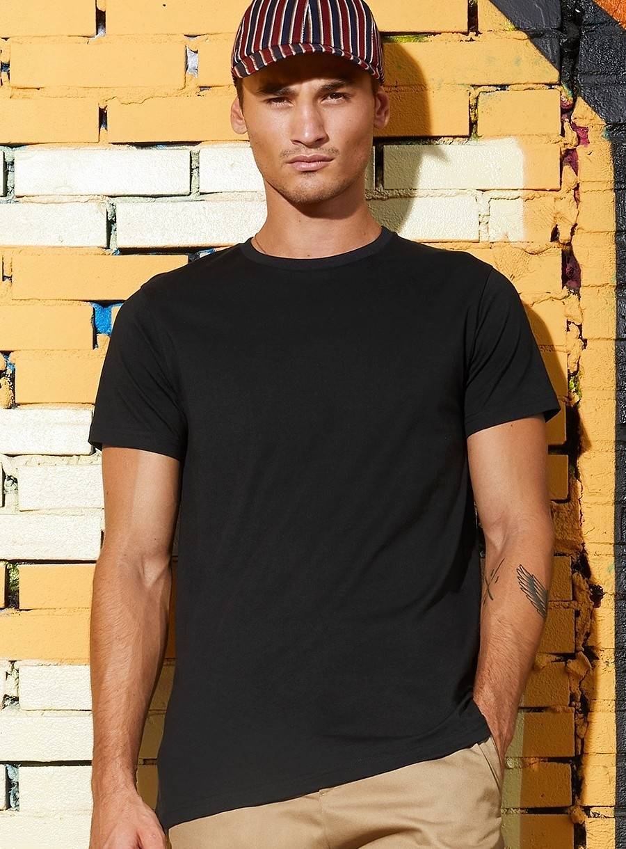 Ekologiczna koszulka męska B&C z bawełny organicznej