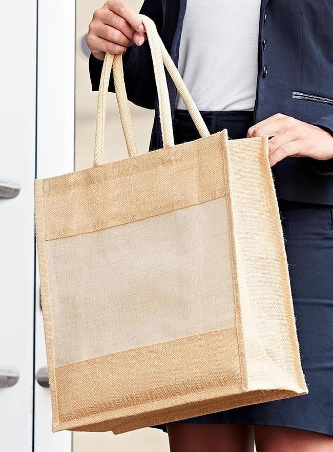Ekologiczna, mocna torba na zakupy z juty