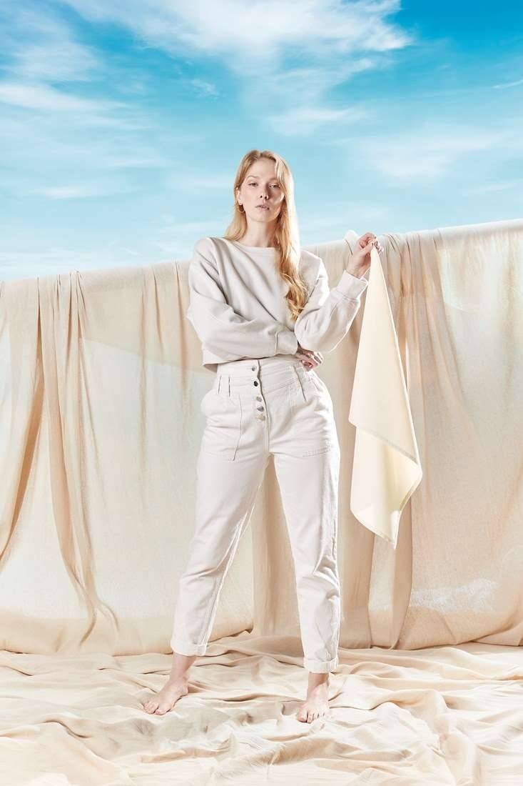 Ekologiczna ścierka uszyta z bawełny organicznej