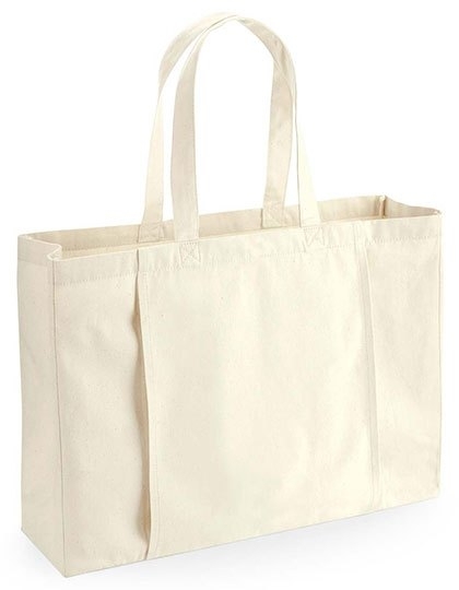 Ekologiczna torba z zewnętrzną kieszenią na długie przedmioty