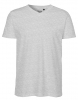Ekologiczny t-shirt V-neck o splocie Single Jersey