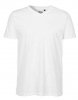 Ekologiczny t-shirt V-neck o splocie Single Jersey