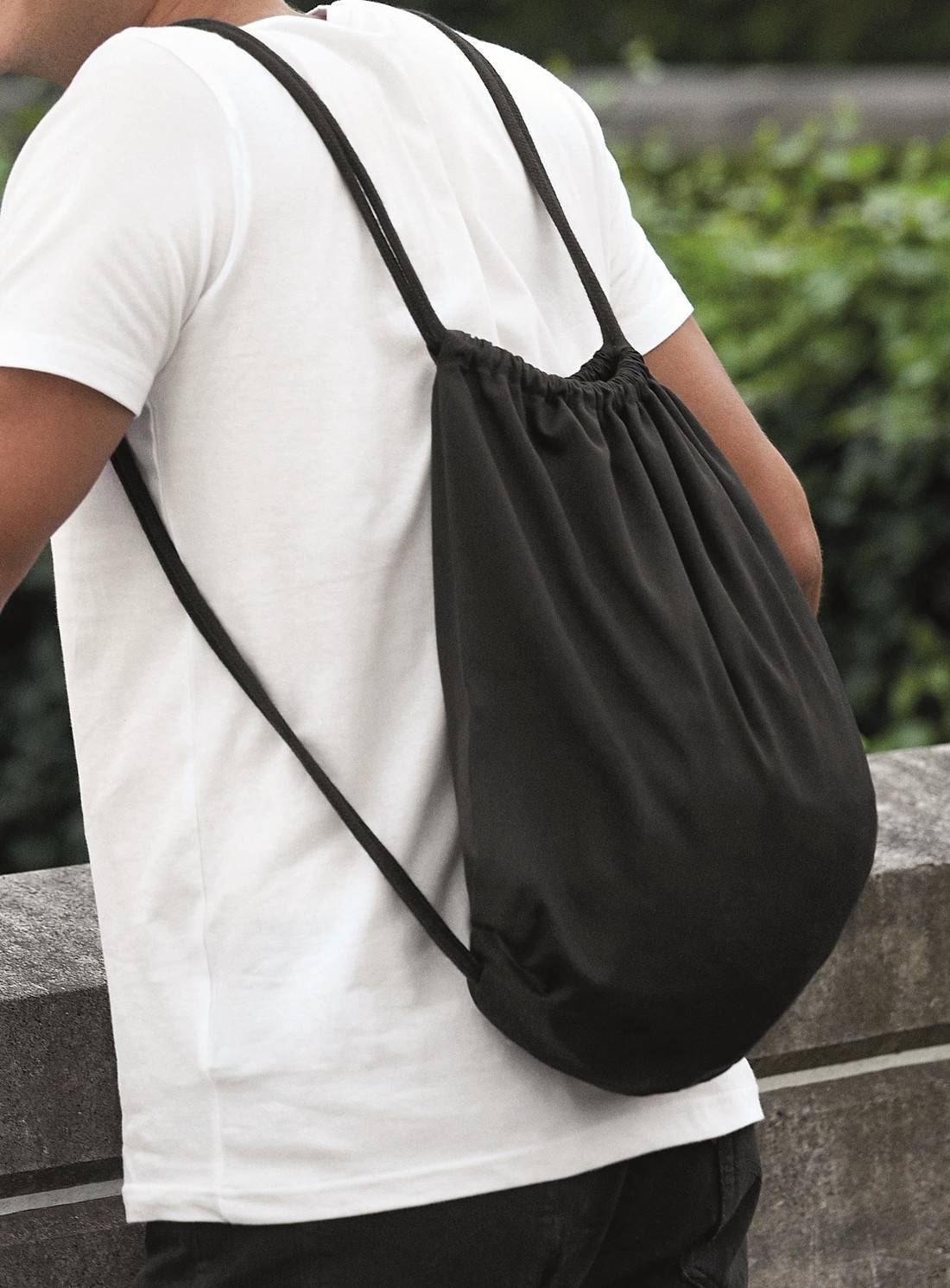 Ekologiczny worek sportowy z sznurkami na ramiona