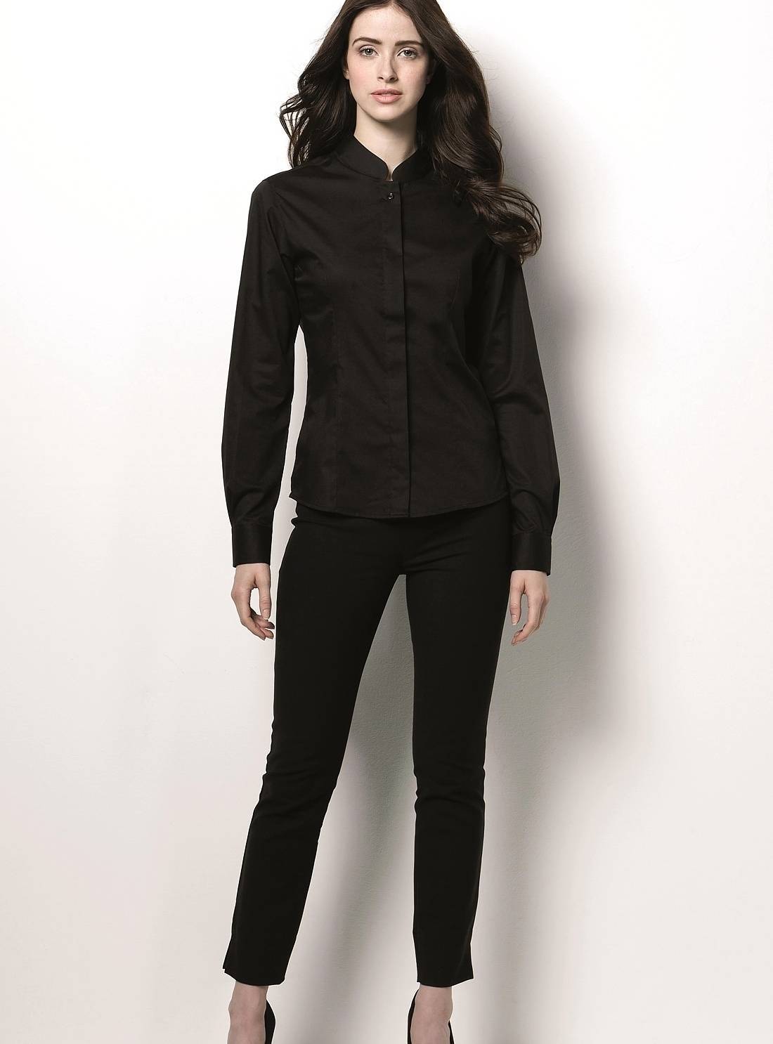 Elegancka damska koszula Bar Mandarin