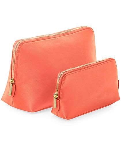 Elegancka kosmetyczka z materiału imitującego skórę