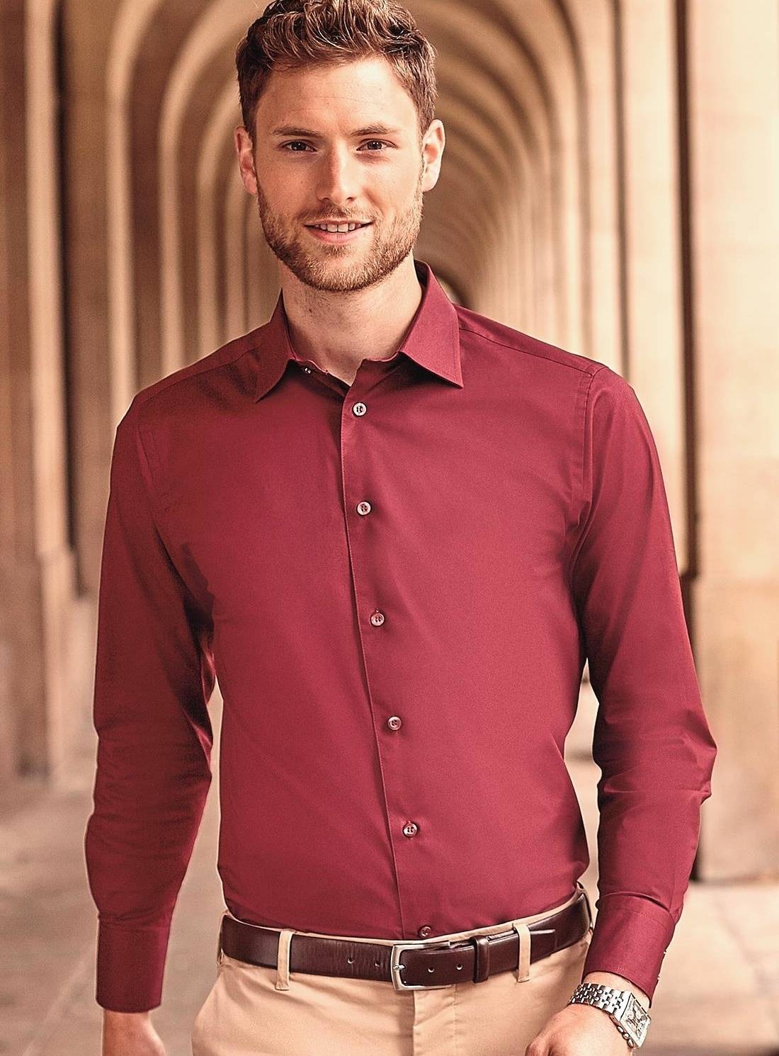 Elegancka koszula męska model Easy Care Fitted