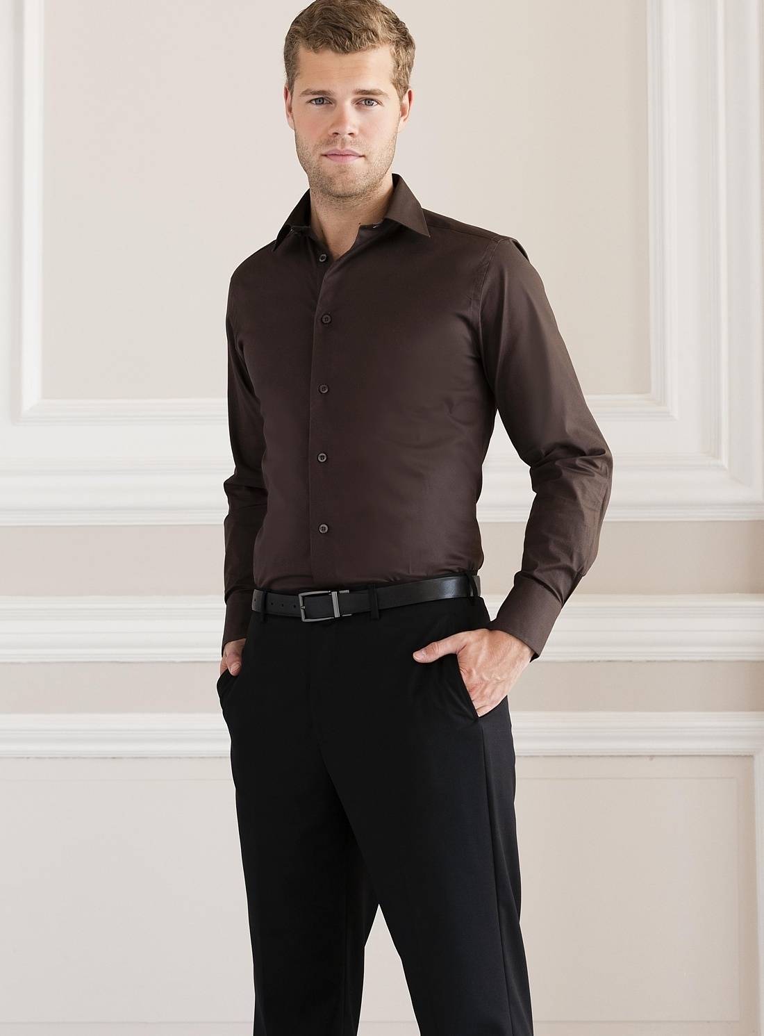 Elegancka koszula męska model Easy Care Fitted