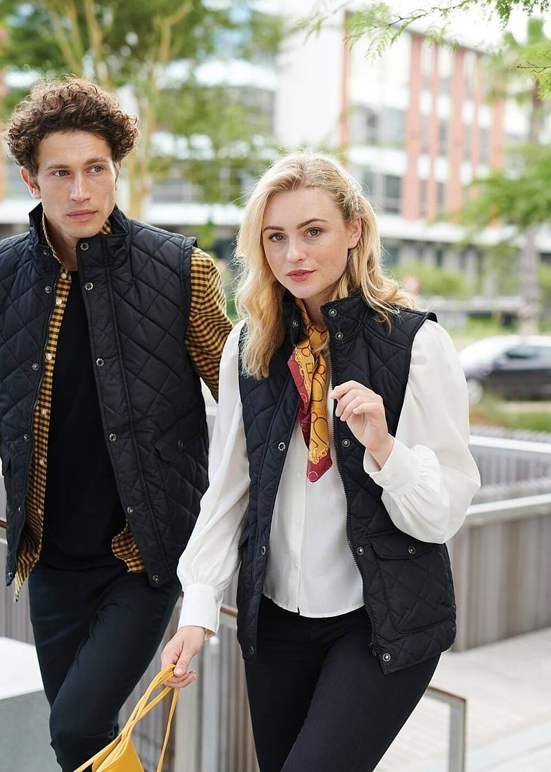 Elegancka pikowana kamizelka model męski Tyler