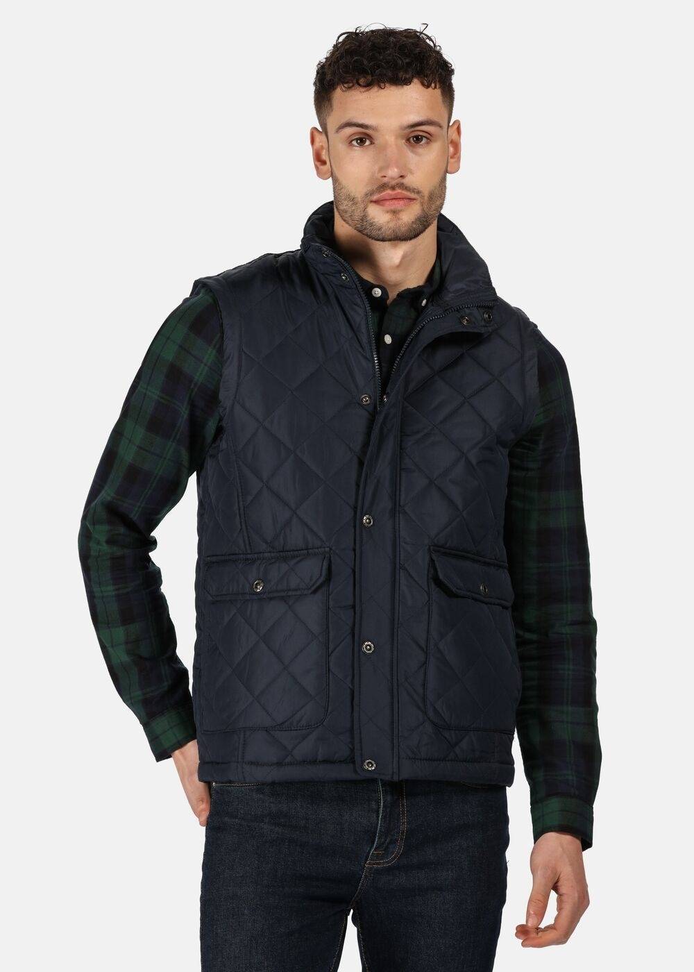 Elegancka pikowana kamizelka model męski Tyler