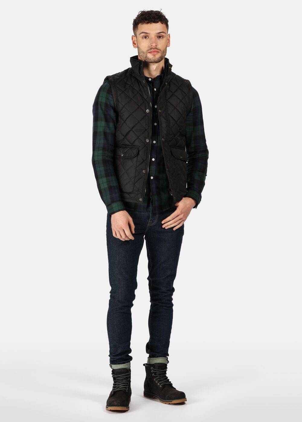 Elegancka pikowana kamizelka model męski Tyler