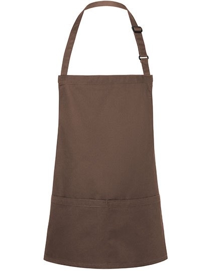Elegancki fartuch kelnerski z kieszeniami i regulowanym klamrą pasem