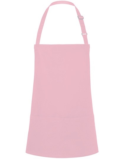 Elegancki fartuch kelnerski z kieszeniami i regulowanym klamrą pasem