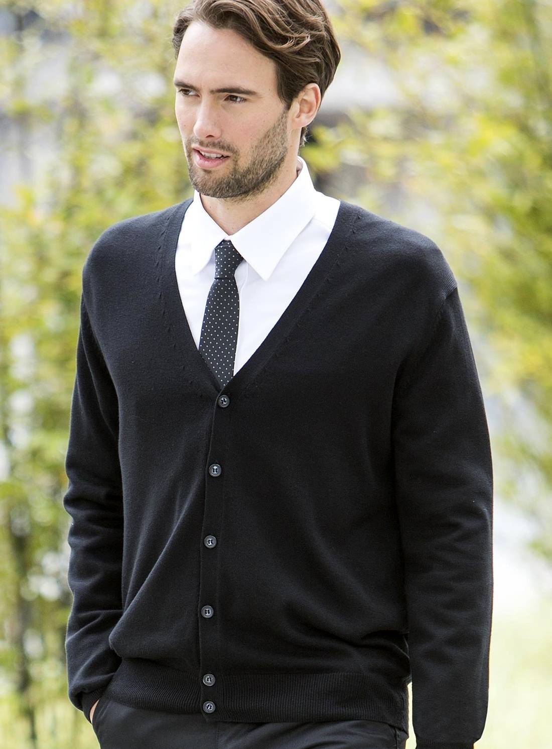 Elegancki kardigan męski