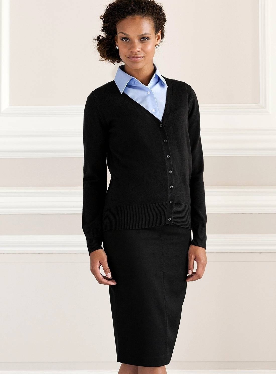 Elegancki sweter dasmki Ladies V-Neck