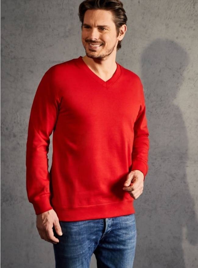 Elegancki sweter z dekoltem V-Neck Sweater