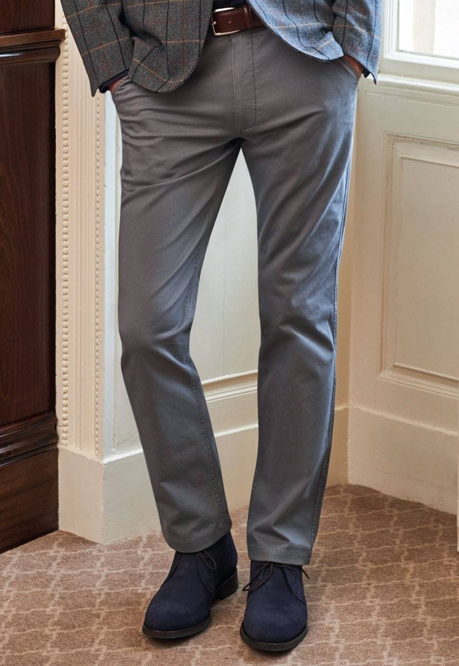 Eleganckie męskie spodnie typu Chino