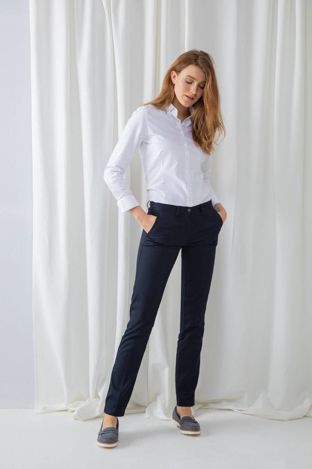 Eleganckie spodnie damskie Chino